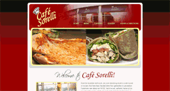 Desktop Screenshot of cafesorelli.com
